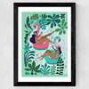 Summer Girls Wide Black Frame