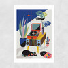 Chill Out Saturday Unframed Print