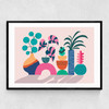 House Plants Narrow Black Frame