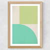 Quiet I Wide Oak Frame