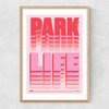 Parklife Narrow Oak Frame