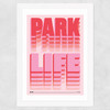 Parklife Wide White Frame