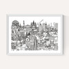 London Jungle Black and White