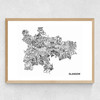Glasgow by Phillip Sheffield Medium Oak Frame