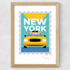 New York by Rocket Jack Wide Oak Frame