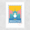 Brighton by Rocket Jack Narrow White Frame