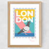 London by Rocket Jack Wide Oak Frame