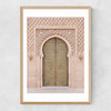 Moroccan Door Narrow Oak Frame