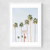 Aloha Hotel Medium White Frame