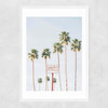 Aloha Hotel Narrow White Frame