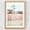 At the Beach Wide Oak Frame