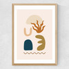Boho Shapes Medium Oak Frame
