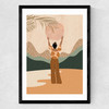 Mother Earth Medium Black Frame