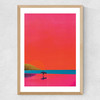 Surfs Up by Limbo and Ginger Medium Oak Frame
