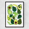 Avocado by Leanne Simpson Narrow Black Frame