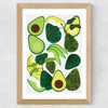 Avocado by Leanne Simpson Wide Oak Frame