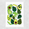 Avocado by Leanne Simpson Narrow White Frame