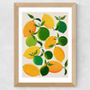 Lemons and Limes Wide Oak Frame