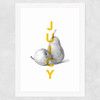 Juicy Pears Wide White Frame