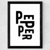 Pepper Wide Black Frame