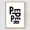 Pepper Medium Oak Frame