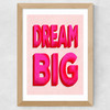 Dream Big by ShowMeMars Wide Oak Frame