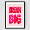 Dream Big by ShowMeMars Medium Black Frame