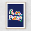 Positive Energy by ShowMeMars Narrow Oak Frame