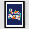 Positive Energy by ShowMeMars Wide Black Frame