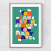 You Can Never Have too Many Cats Narrow Oak Frame