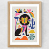 Oak Lion Wide Oak Frame