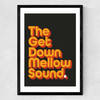 Get Down Mellow Sound Medium Black Frame