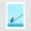 The Exit Narrow White Frame