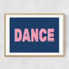 Dance Blue Narrow Oak Frame