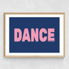 Dance Blue Medium Oak Frame