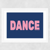 Dance Blue Wide White Frame