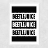 Beetlejuice Narrow White Frame