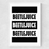 Beetlejuice Medium White Frame