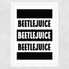 Beetlejuice Wide White Frame