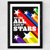 We Are All Made Of Stars Wide Black Frame