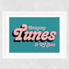 Tunes Wide White Frame