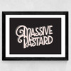 Massive Bstard Wide Black Frame