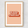 And Have A Nice Day Medium Oak Frame