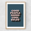 Good People Narrow Oak Frame
