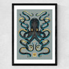 Octopus Medium Black Frame