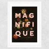 Magnifique Wide White Frame
