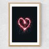 Hearts on Fire Medium Oak Frame