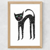 Je suis un chat Wide Oak Frame