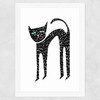 Je suis un chat Wide White Frame