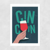 Cin Cin Unframed Print